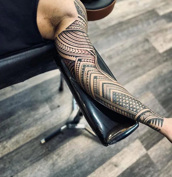 Polynesia Sleeve Tattoo