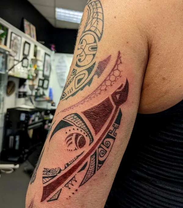 Polynesian Bird Tattoo