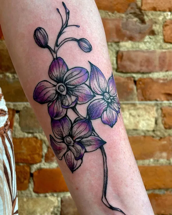 Orchid Tattoos: Meanings & Inspiration