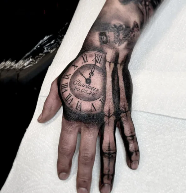 Skeleton Finger Tattoo