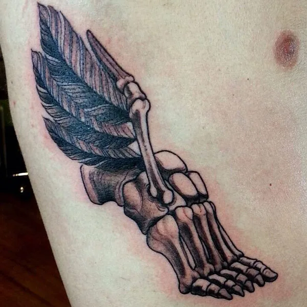 Skeleton Foot Tattoo 2