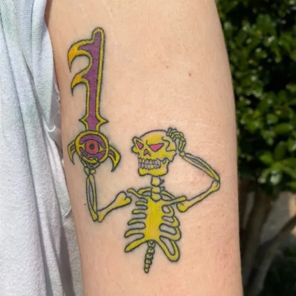 Skeleton Key Tattoo 1