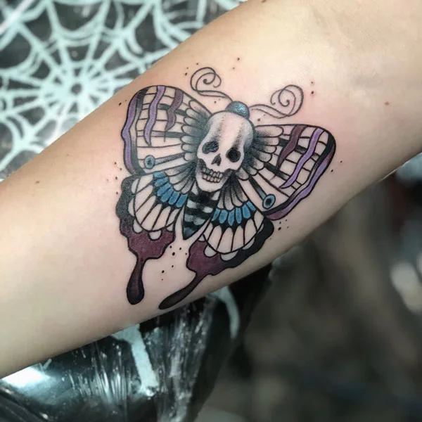 Butterfly Skull Tattoo Meaning