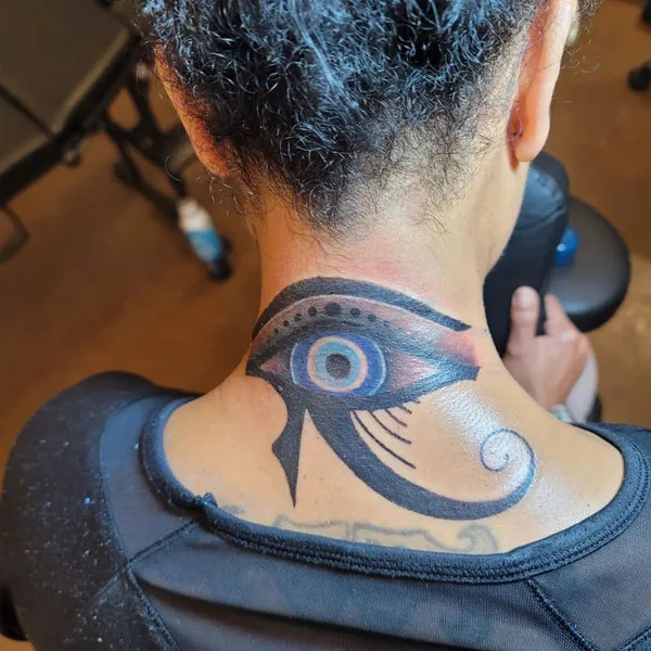 Egyptian Evil Eye Tattoo