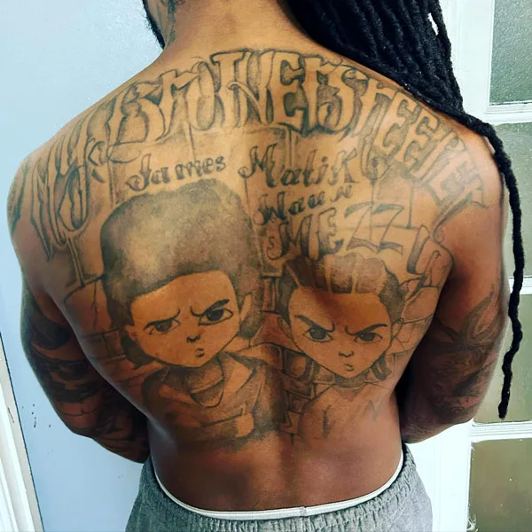 My Brother's Keeper Back Tattoo