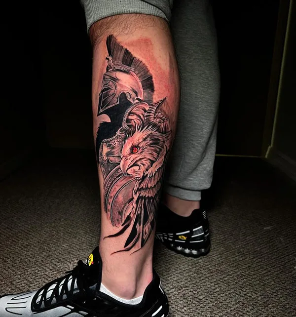 Spartan Eagle Tattoo
