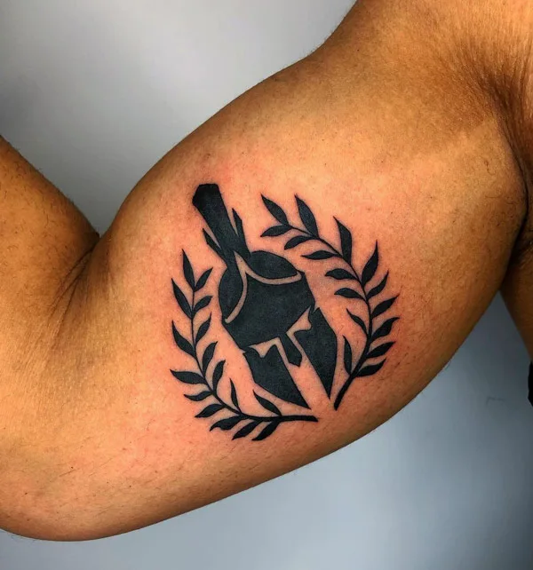 Spartan Logo Tattoo 1