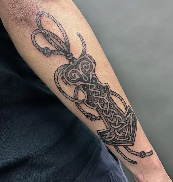 Viking Hammer Tattoo