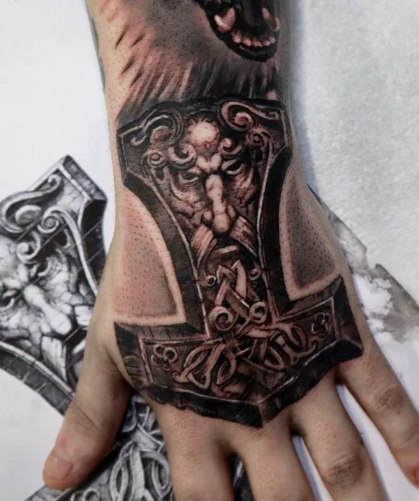 Viking Hand Tattoo 2