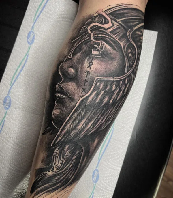 Viking Valkyrie Tattoo 2