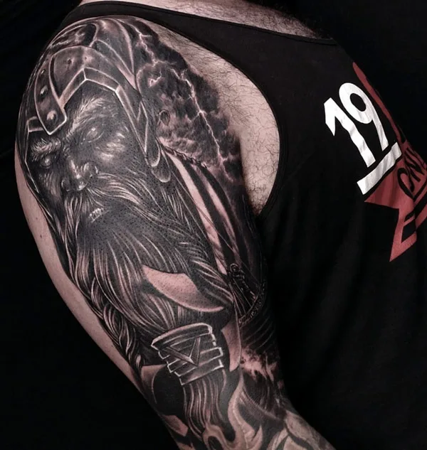 Viking Warrior Tattoo 3