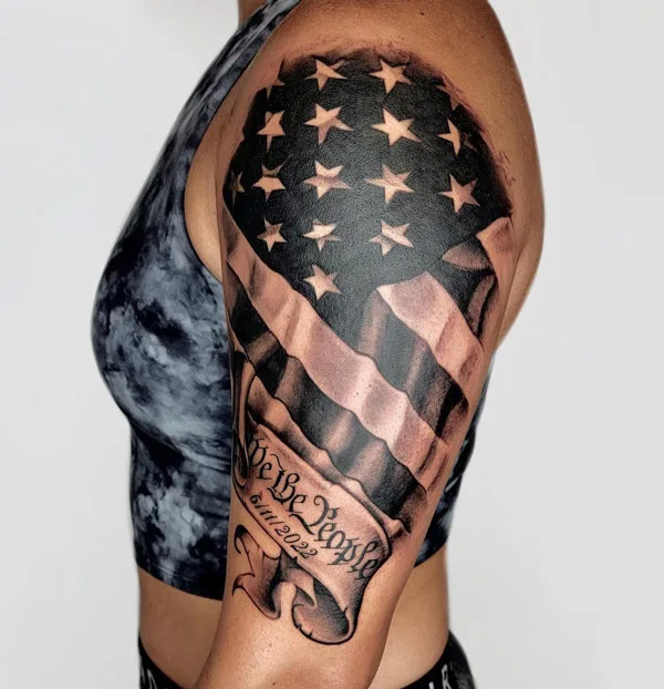 60 We The People Tattoo Designs For Men  Constitution Ink Ideas   Patriotic tattoos Leg tattoo men Leg tattoos