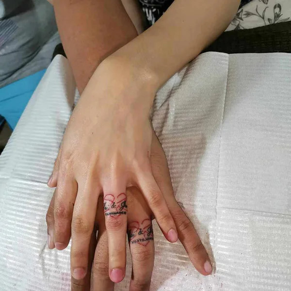 Cover Up Wedding Ring Tattoo