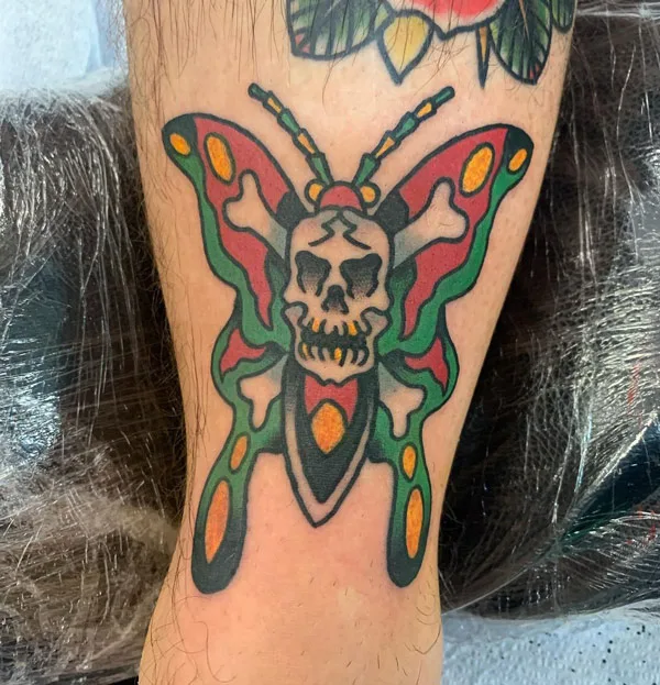 Death Moth Tattoo 3