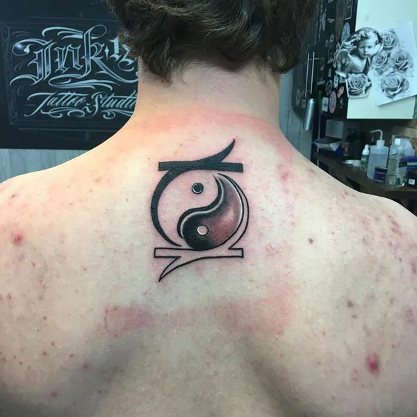 Gemini Yin Yang Tattoo