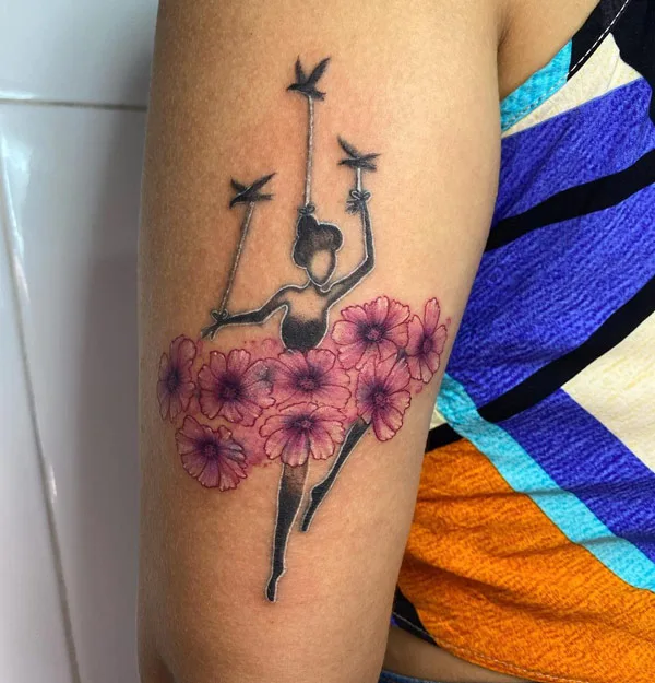 Meaning behind cosmos flower tattoo