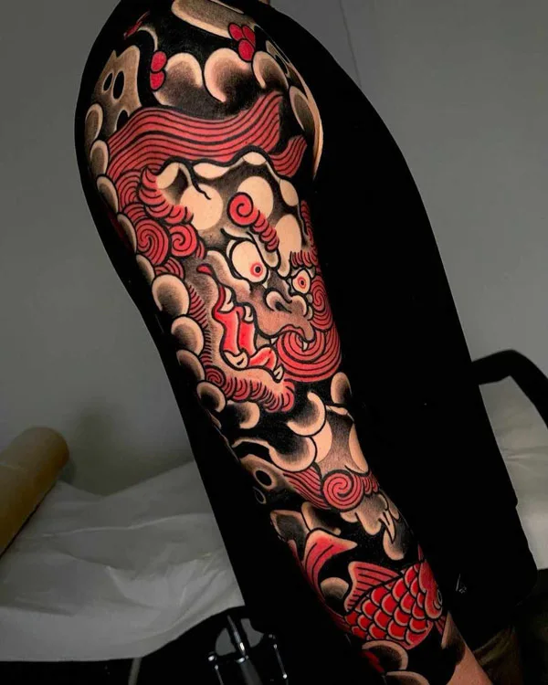 Traditional Japanese Sleeve Tattoo 2
