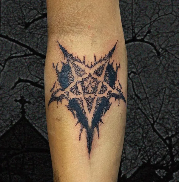Witch Symbol Tattoo 2