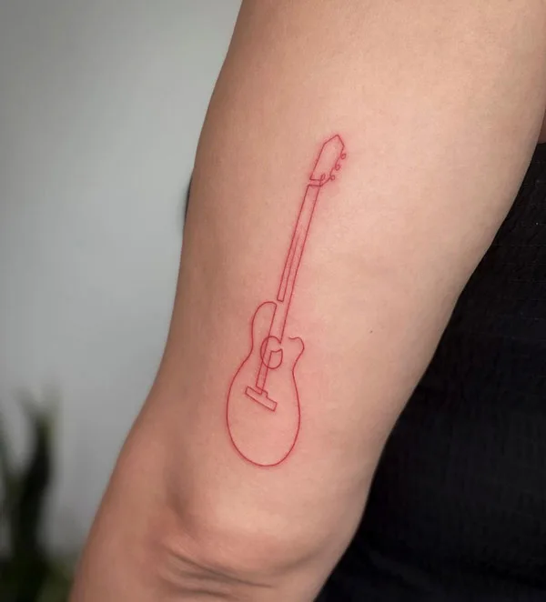 25 Creative Guitar Tattoo Designs | Guitar tattoo design, Guitar tattoo,  Music tattoo designs