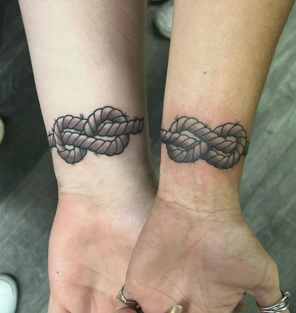 Mother Son Celtic Knots Tattoo