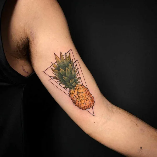 a ripe luscious pineapple tattoo on an arm thats also  Stable Diffusion   OpenArt