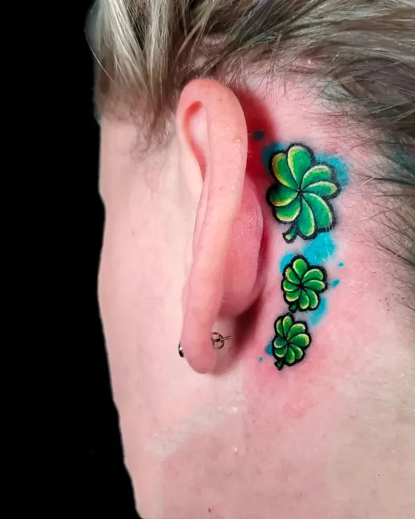 4 Leaf Clover Tattoo (2)