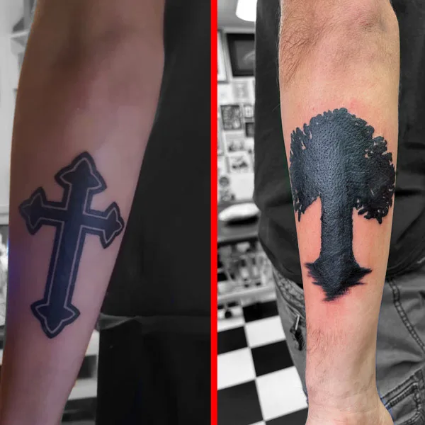 Blackout Cover Up Tattoo