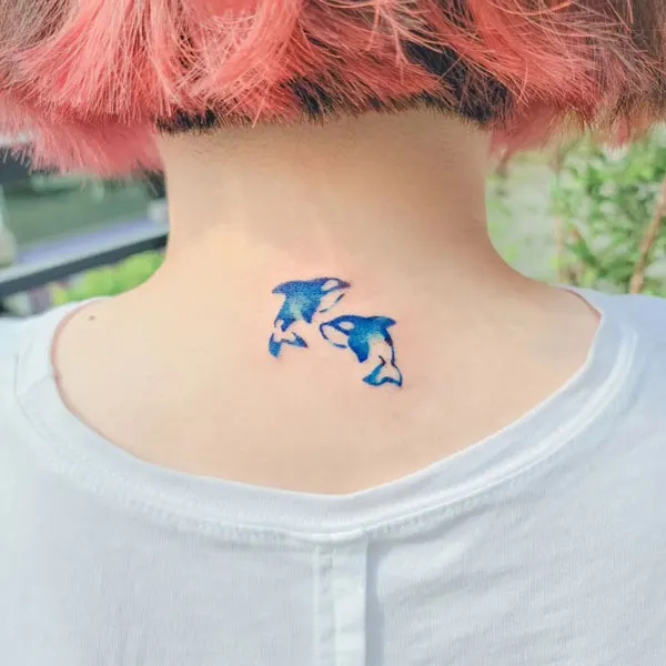 Blue Dolphin Tattoo1