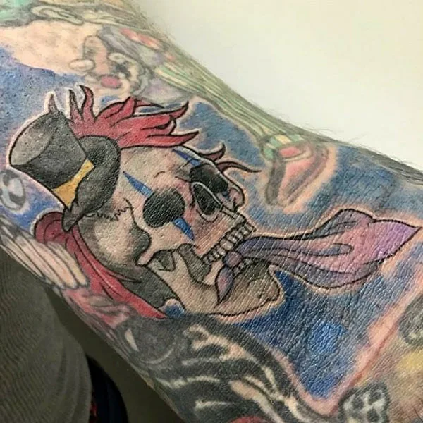Clown Skull Tattoo