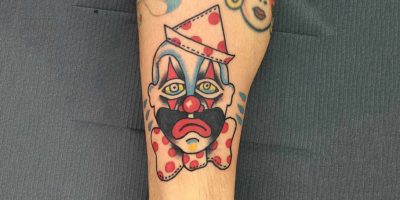 Clown tattoo