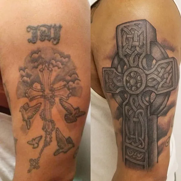 Cover Up Cross Tattoo 1