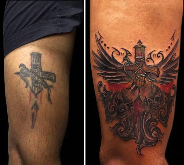 Cover Up Cross Tattoo 2