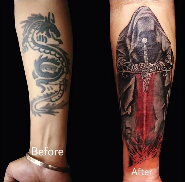Cover Up Dark Tattoo 2