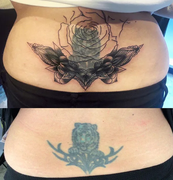 Cover Up Lower Back Tattoo 1