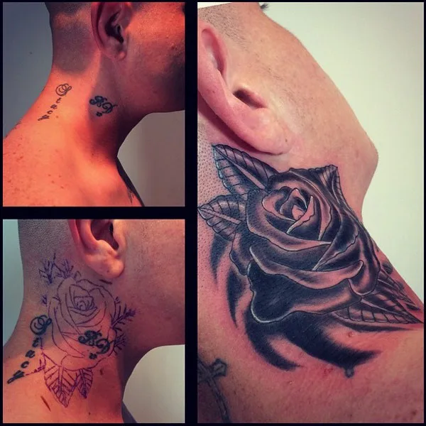 Cover Up Neck Tattoo 1