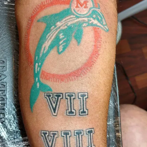Miami Dolphin Tattoo