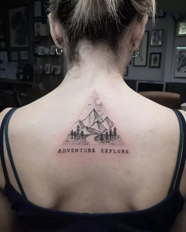 Mountain Back Tattoo