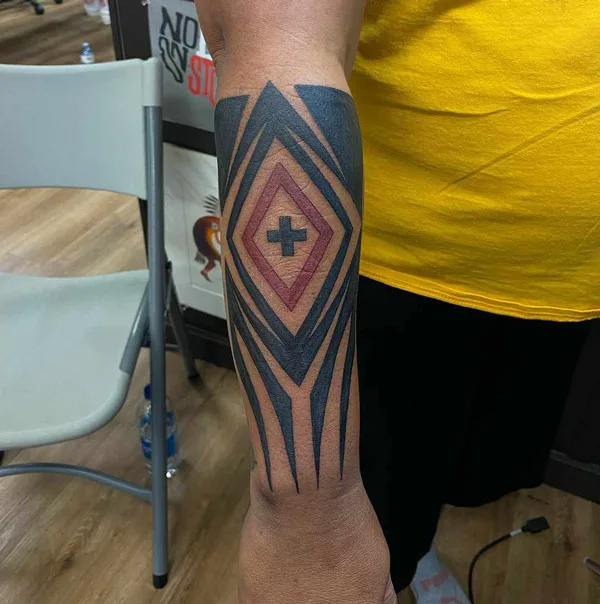 Native American Pattern Tattoo 1