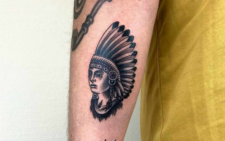 Native American tattoo