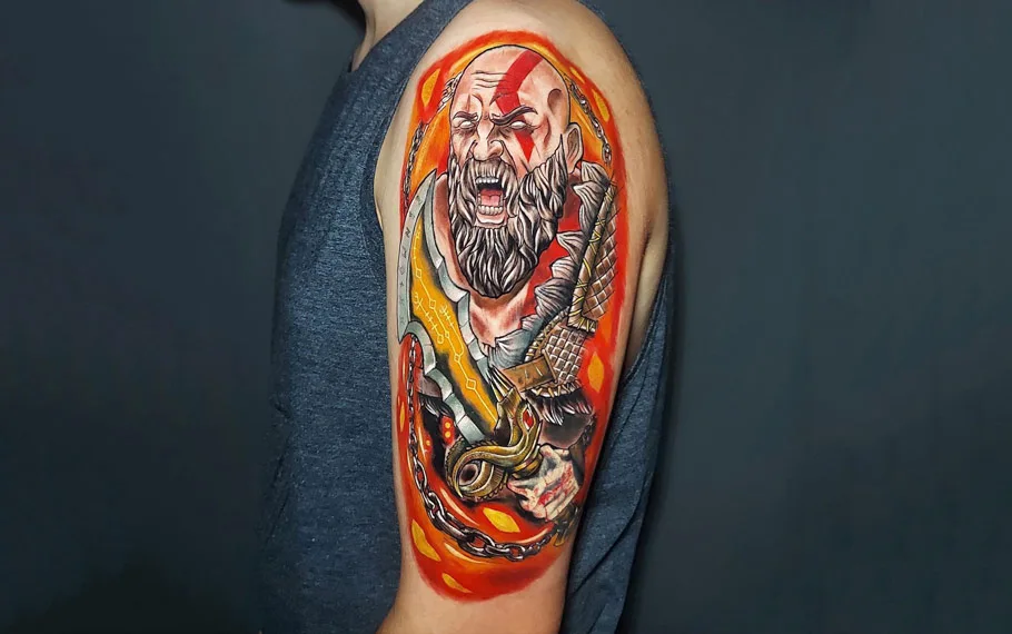 God of war tattoo