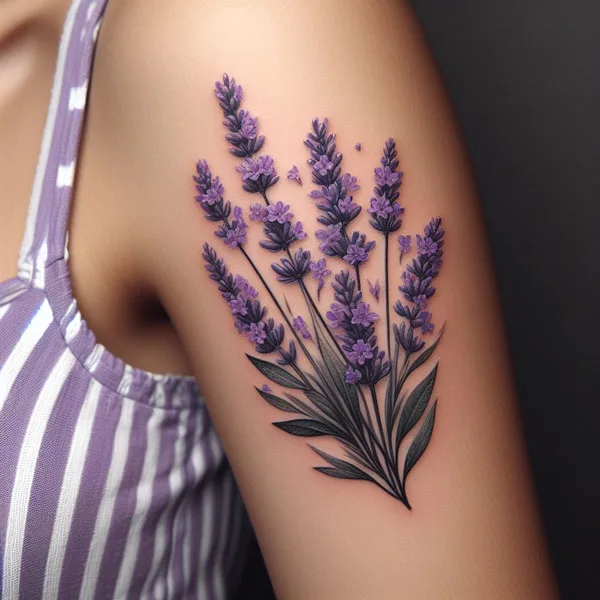 Meaning of lavender tattoo