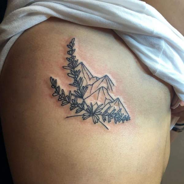 Mountain Lavender Tattoo
