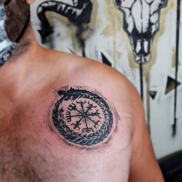 Norse Ouroboros Tattoo